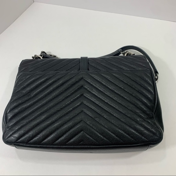 Saint Laurent Large Collège Matelassé Leather Bag - Picture 4 of 12